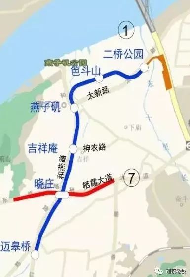 南京地铁6号线最新线路图