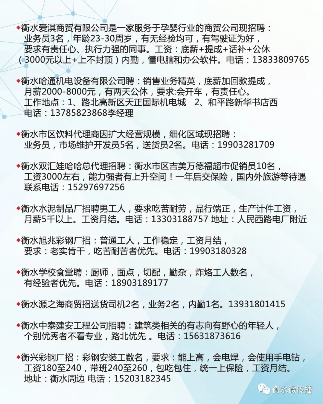 好工作人才网最新招聘信息