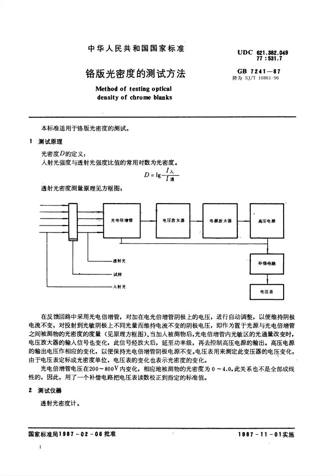 光泽度检测最新标准