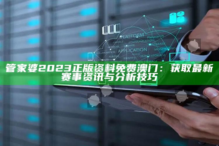 管家婆资料精准大全2023,管家婆资料精准大全2023，掌握关键信息，洞悉行业趋势